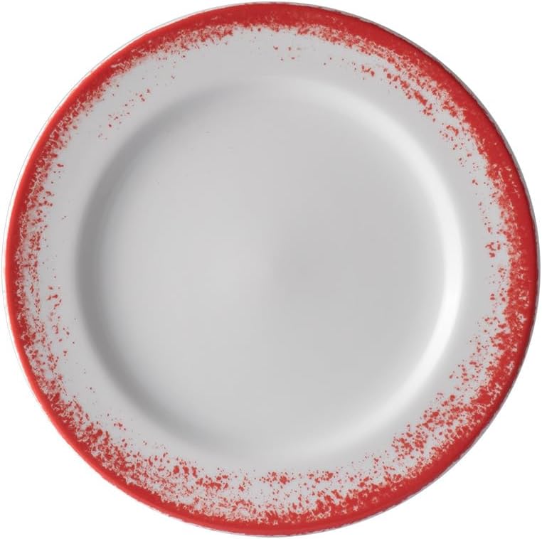 Aparelho de Jantar Névoa Vermelho - Serve 06 pessoas