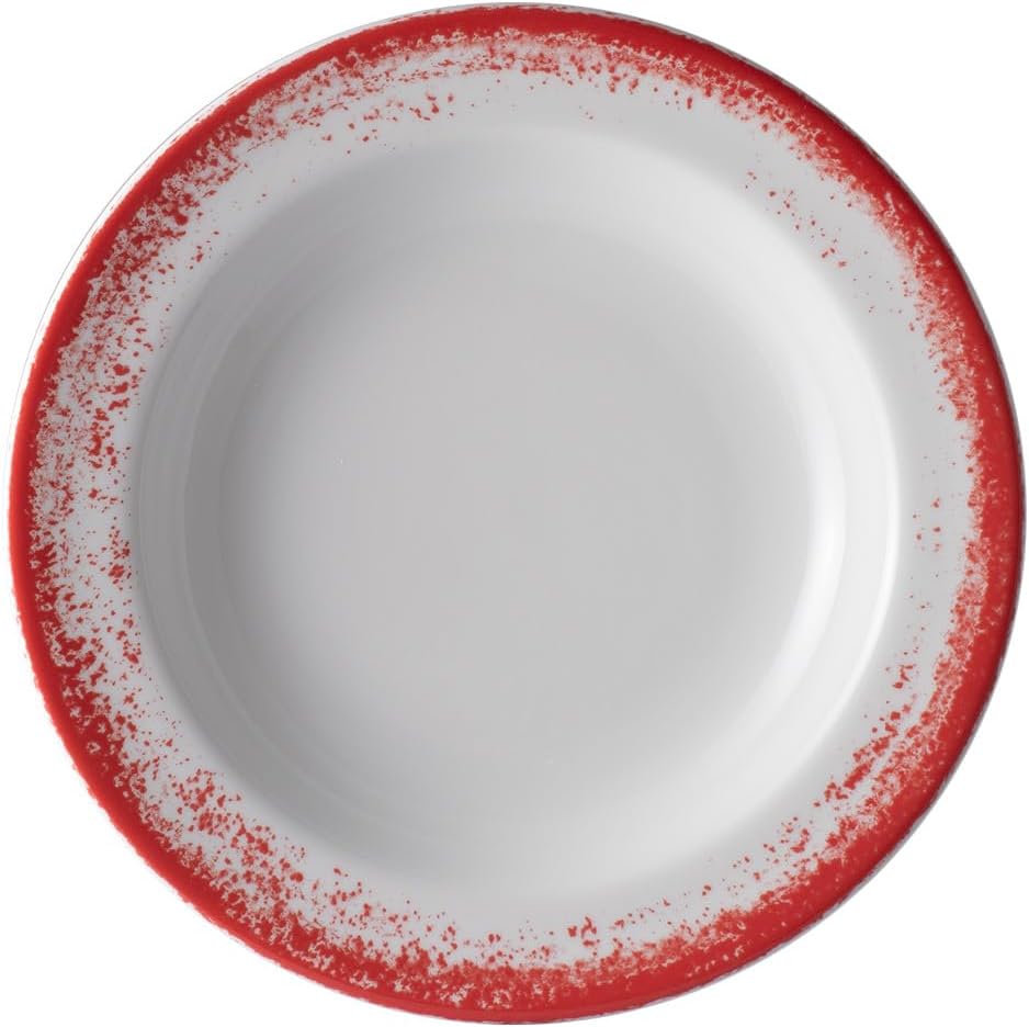 Aparelho de Jantar Névoa Vermelho - Serve 06 pessoas