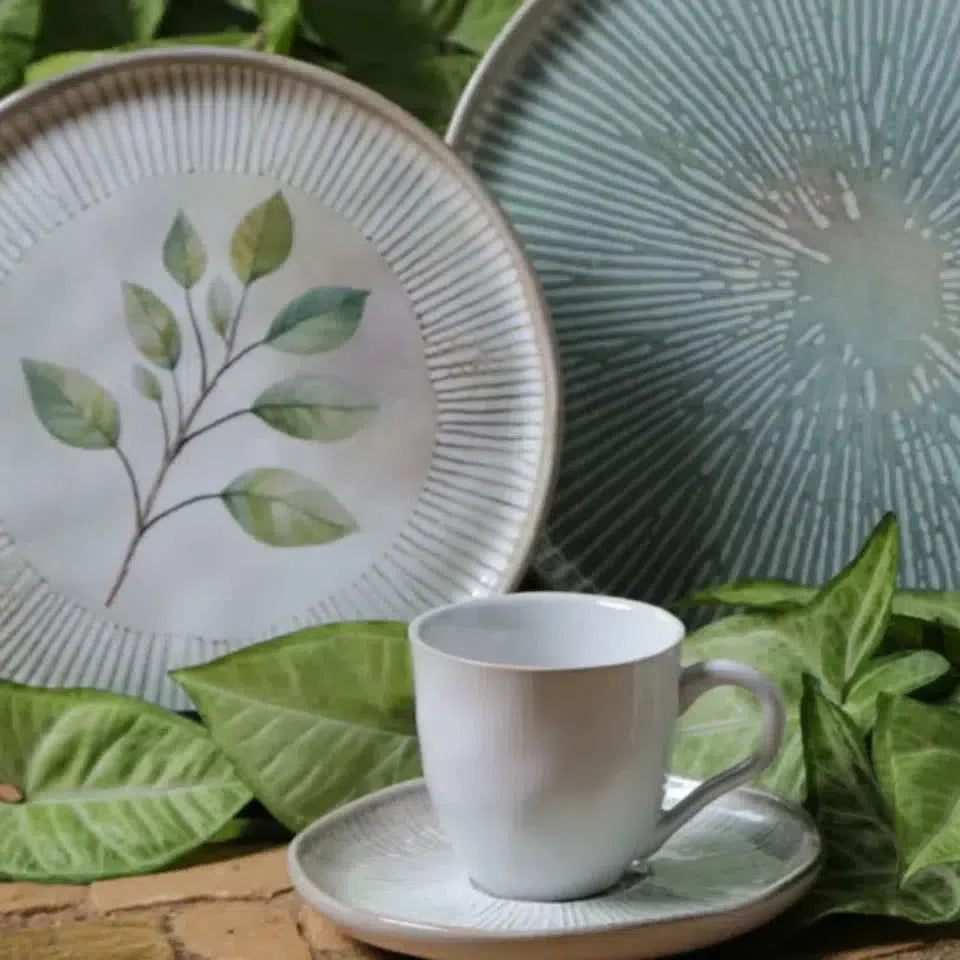 Aparelho de Jantar Flores Natur - Serve 06 pessoas