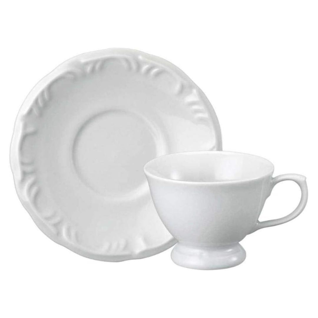 Aparelho Jantar  Relevo Chá Café - Serve 06 pessoas