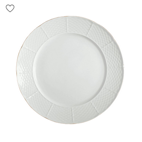 Aparelho de Jantar Branco Ouro - Serve 06 pessoas