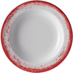 Aparelho de Jantar  Névoa Vermelho - Serve 06 pessoas