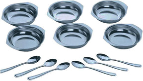 Madefer Inox Conjunto para Sobremesa 12 Peças