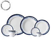 Aparelho de Jantar Decoração Névoa - Serve 06 pessoas